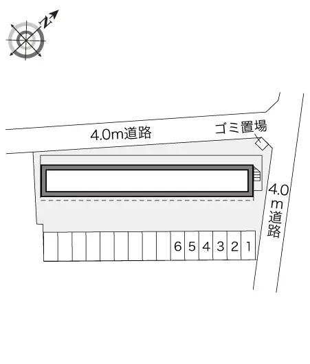 ★手数料０円★狭山市東三ツ木 月極駐車場